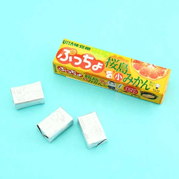 Puccho Chewy Candy - Sakurajima Komikan Mandarin Orange