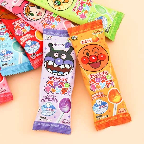 Fujiya Anpanman Lollipop - Fruity