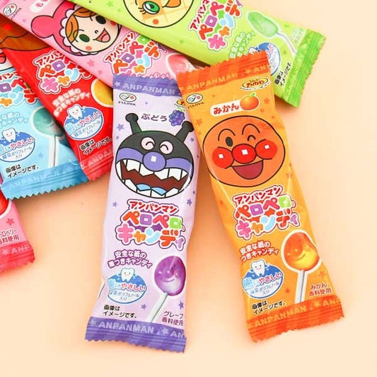 Fujiya Anpanman Lollipop - Fruity