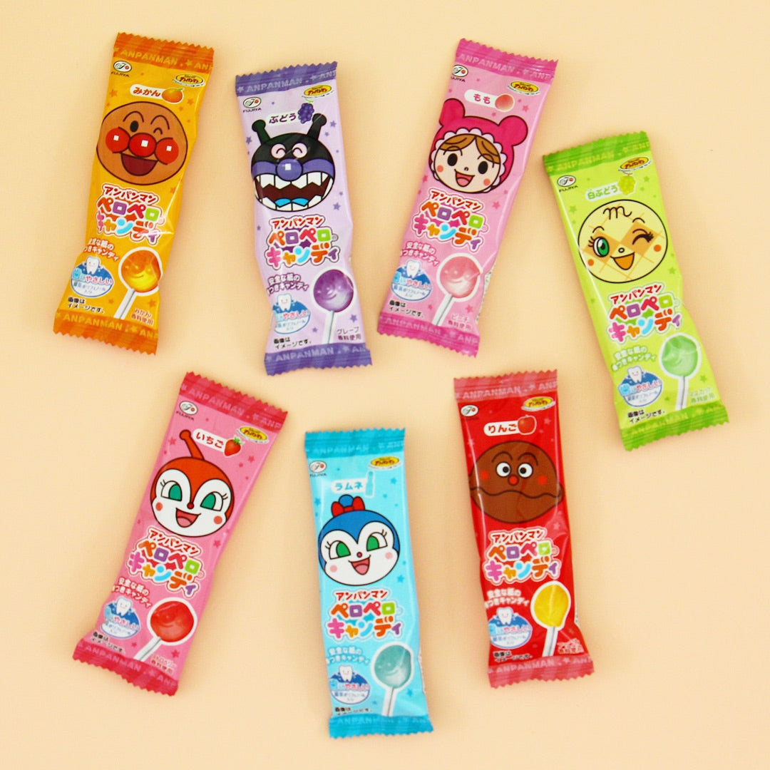 Fujiya Anpanman Lollipop - Fruity