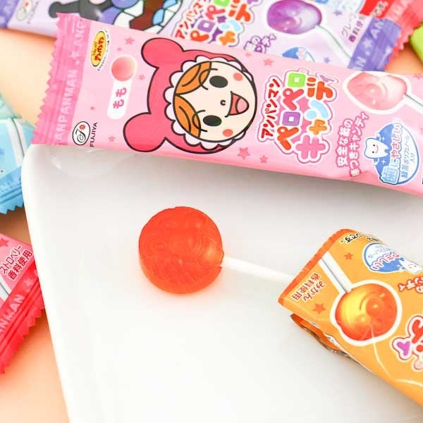 Fujiya Anpanman Lollipop - Fruity