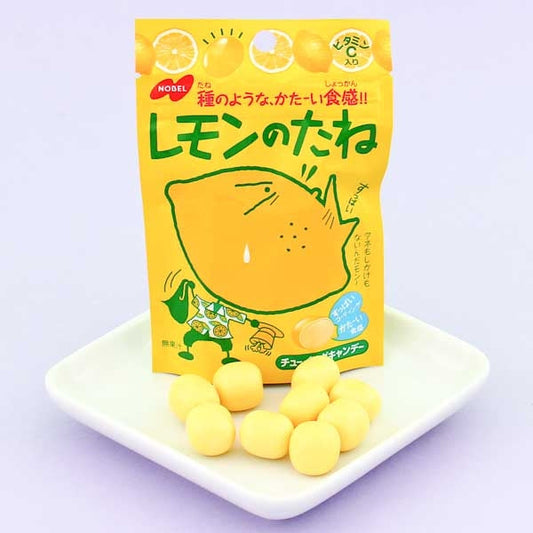 Nobel No Tane Sour Candy - Lemon