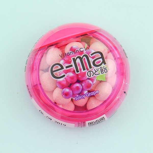 UHA e-ma Fruit Juice Candy - Juicy Grape Flavor