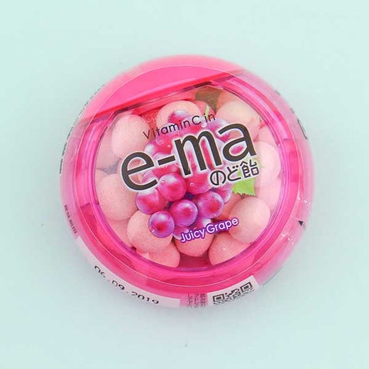 UHA e-ma Fruit Juice Candy - Juicy Grape Flavor
