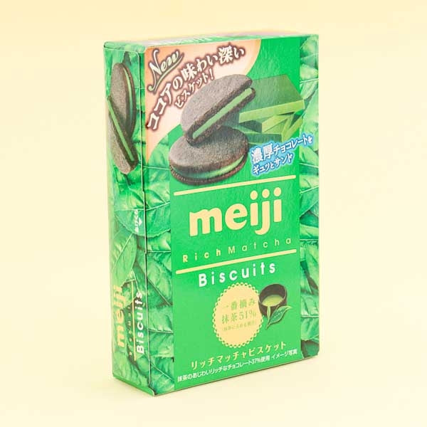 Meiji Rich Matcha Biscuits