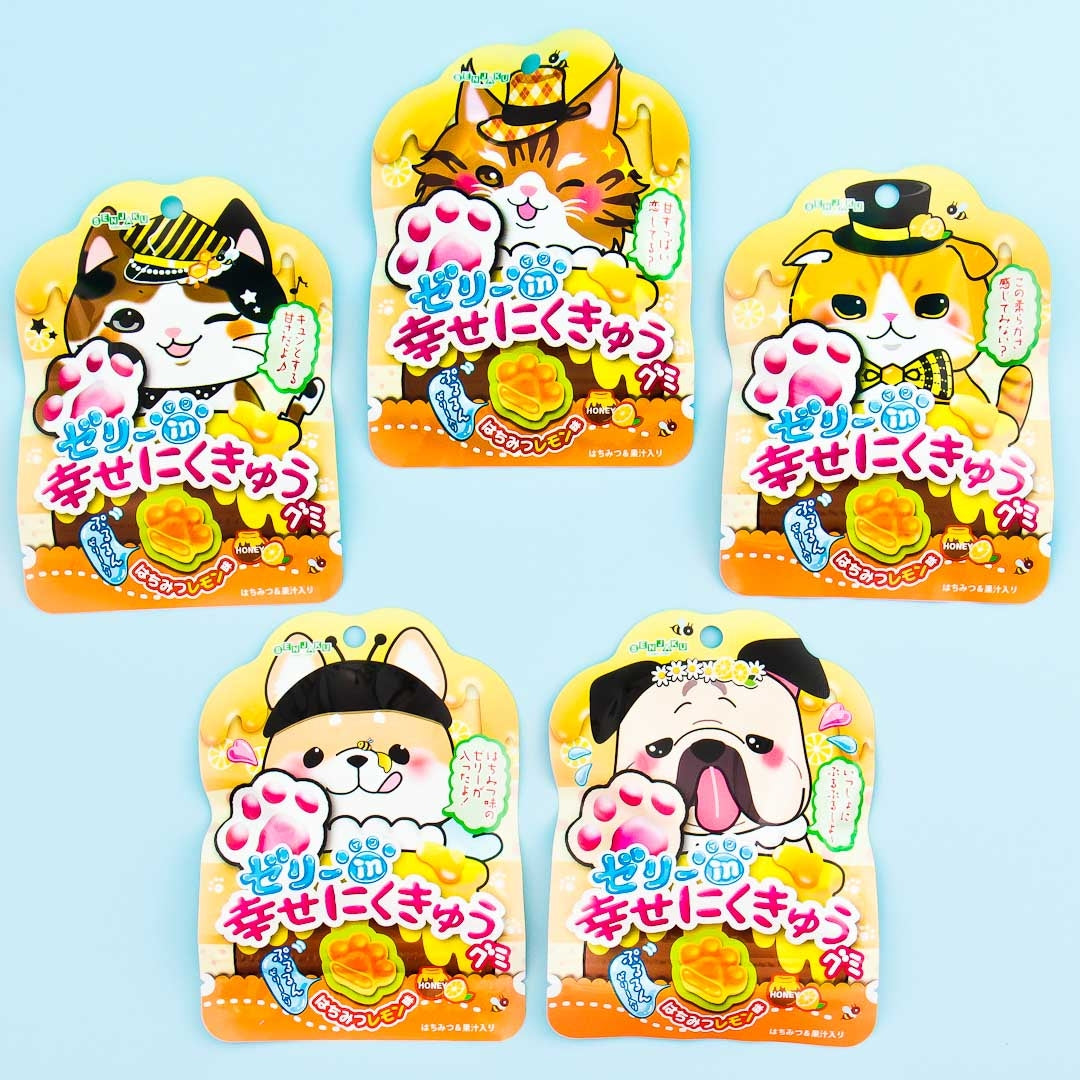 Senjaku Cat & Dog Paw Gummies - Honey Lemon