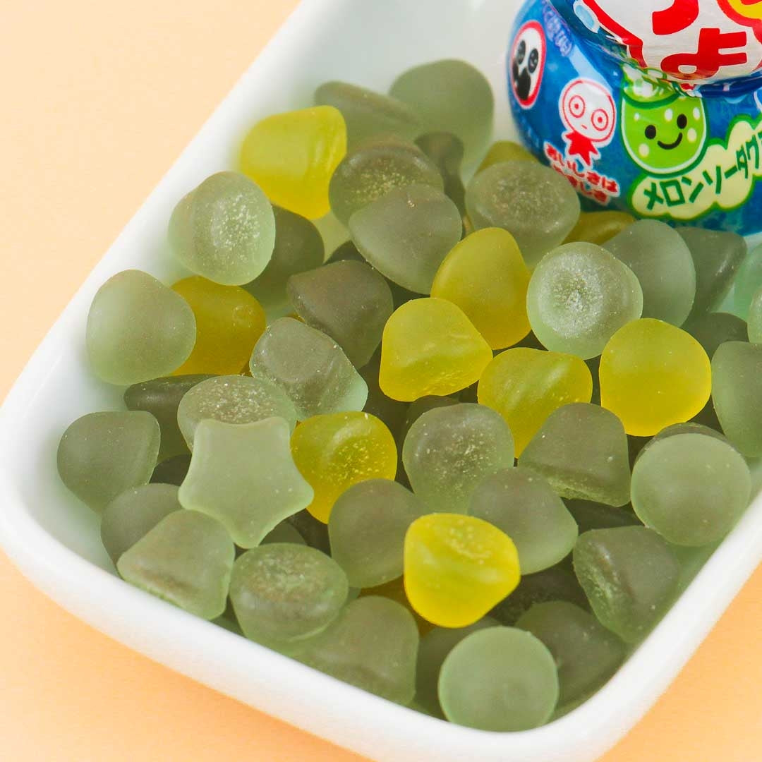 Puccho Gummy Candy - Melon Soda & Ramune