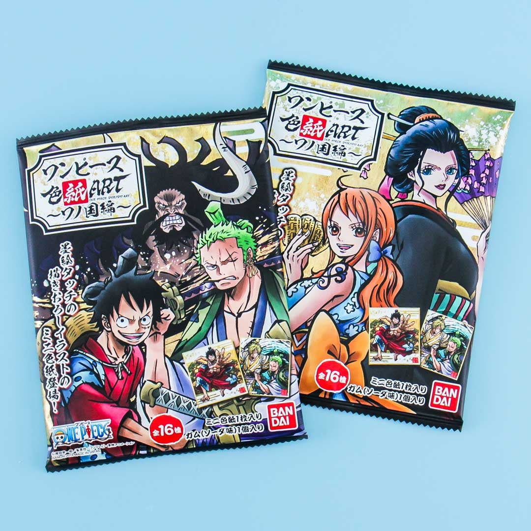 Bandai One Piece Shikishi Art & Gum Set