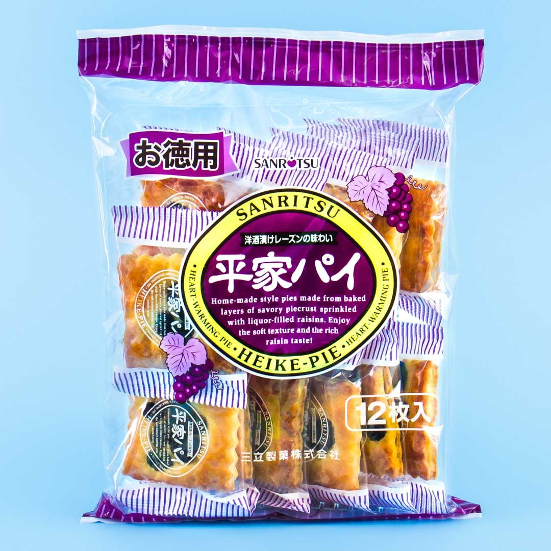 Sanritsu Heike Pie Biscuit Multi-Pack - 12 pcs