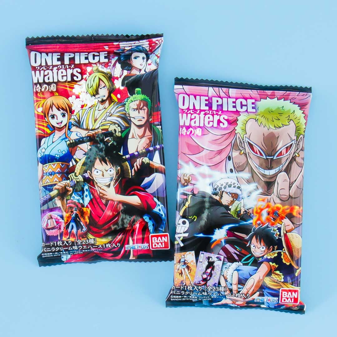 Bandai One Piece Wafer Snack & Card Set