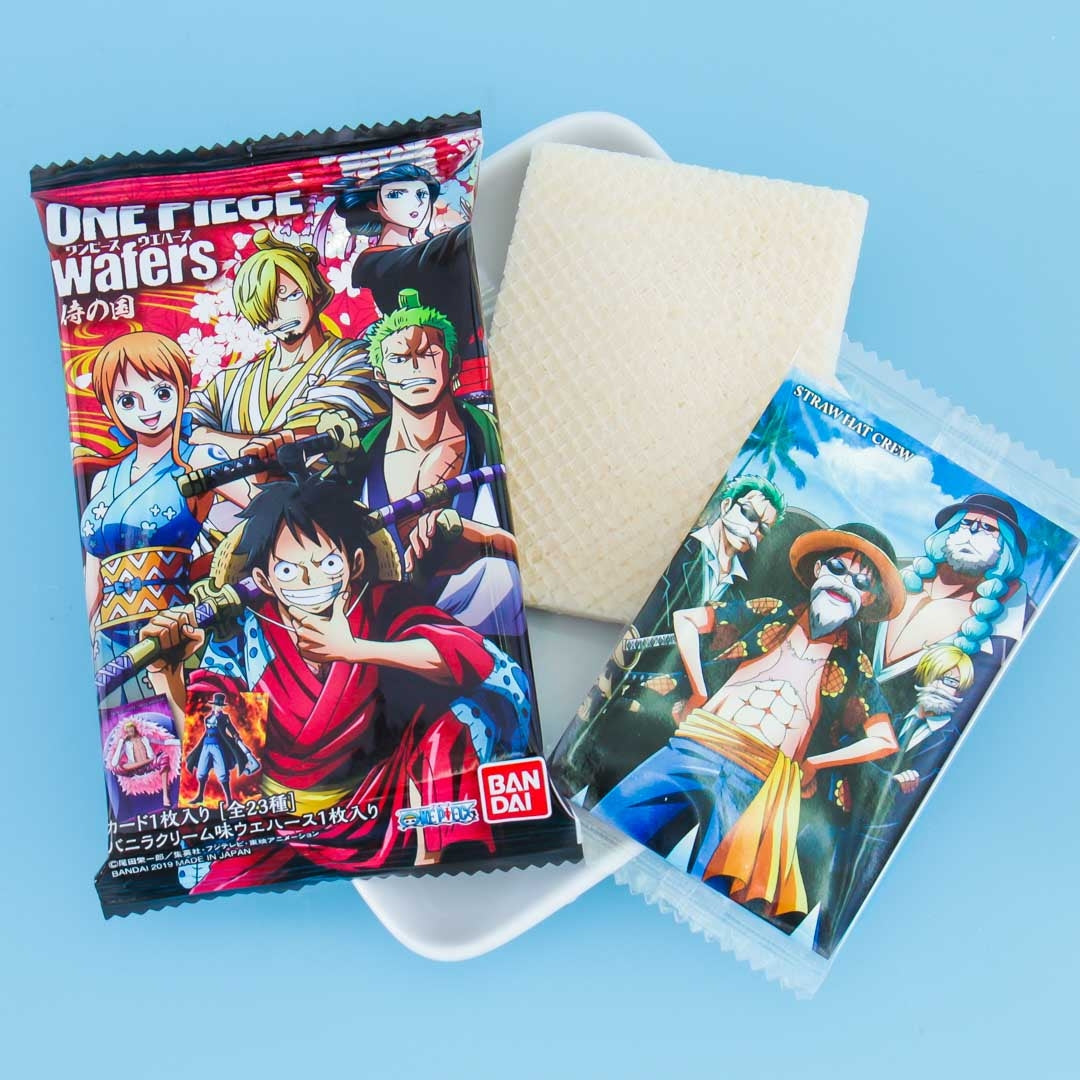 Bandai One Piece Wafer Snack & Card Set