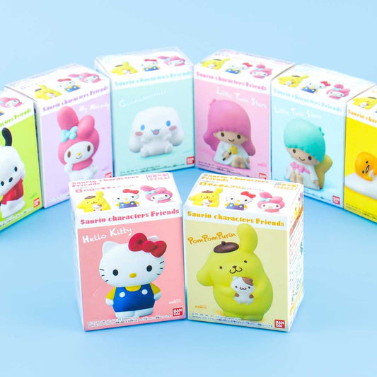 Sanrio Characters Friends Figurine & Gum Set