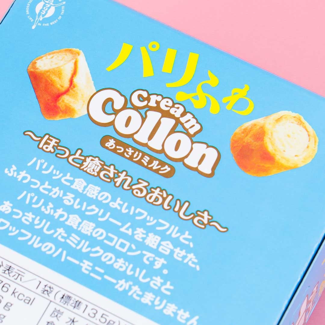 Glico Collon Biscuit Roll - Milk