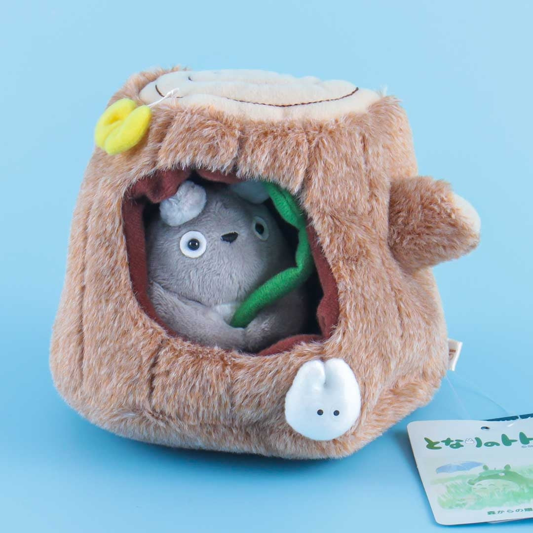 My Neighbor Totoro Log Plushie With Totoro - Medium