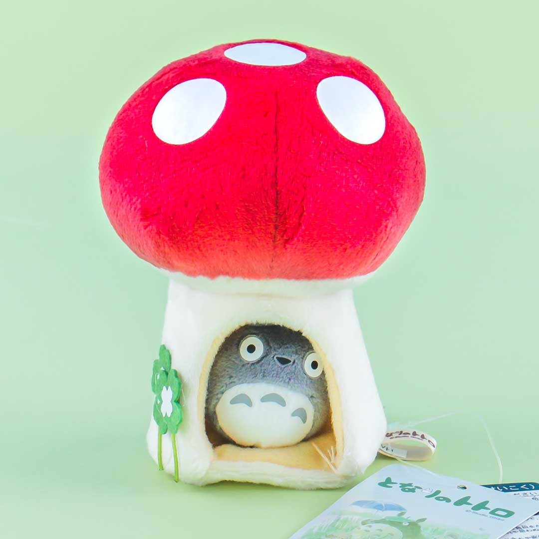 My Neighbor Totoro Plushie - Totoro & Mushroom / Small