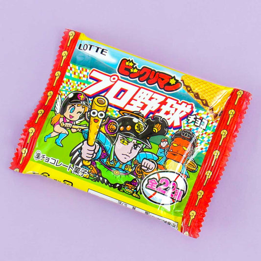 Lotte Bikkuriman Pro Baseball Chocolate Wafers