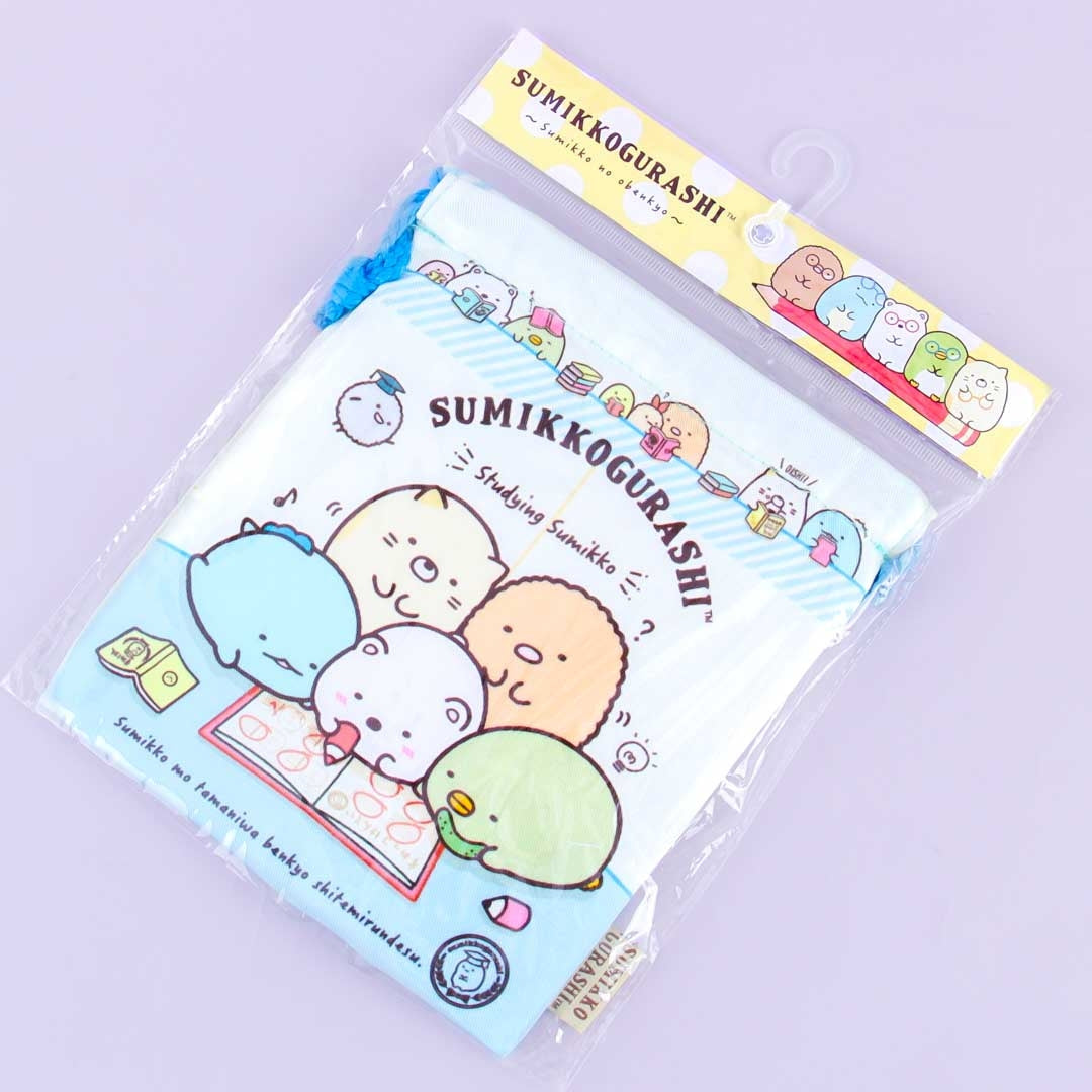 Sumikko Gurashi Study Time Drawstring Bag