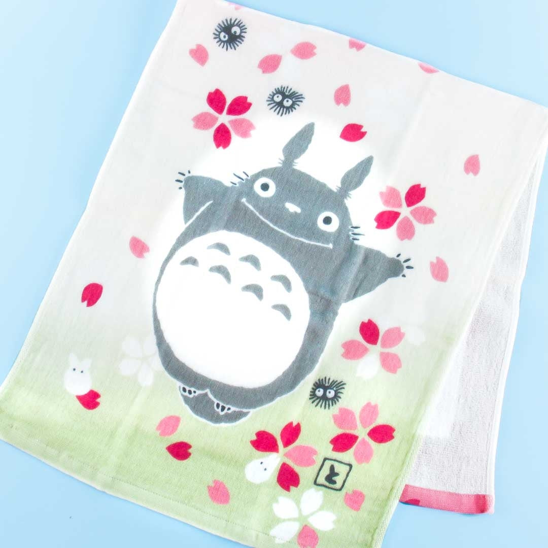 My Neighbor Totoro Bath Towel - Totoro & Sakura