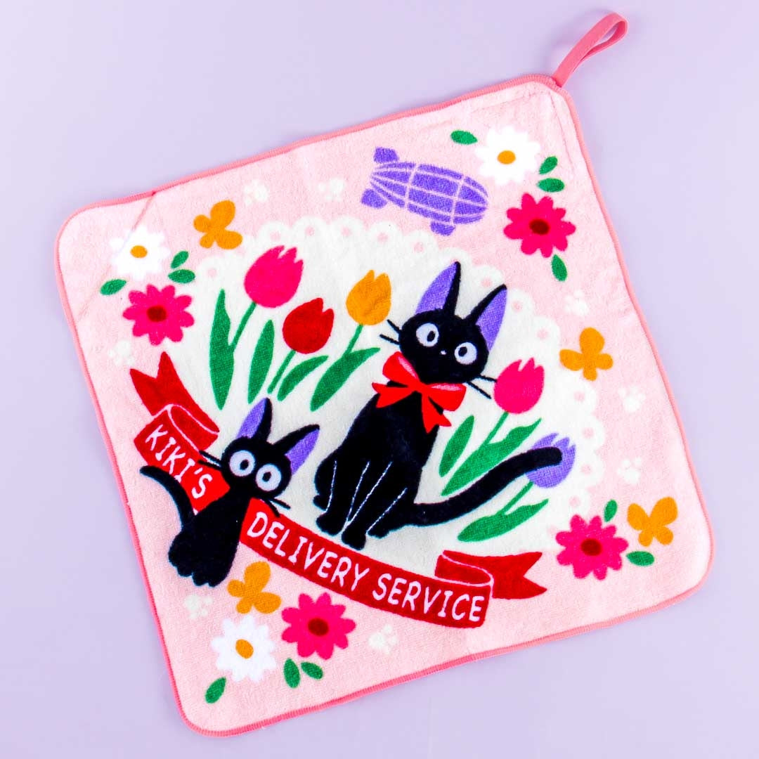 Kiki's Delivery Service Jiji & Flowers Hand Towel