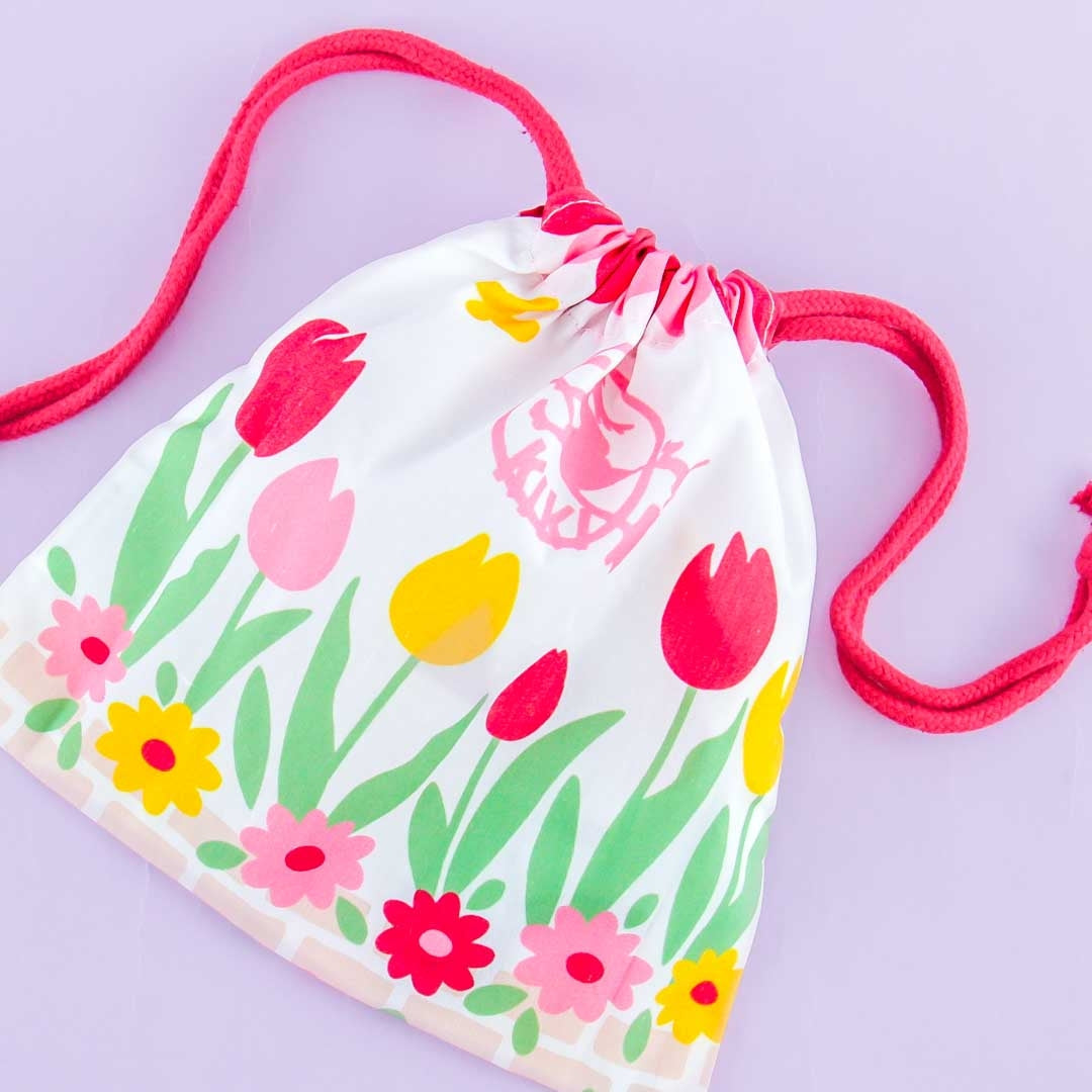Kiki's Delivery Service Jiji & Tulips Drawstring Bag