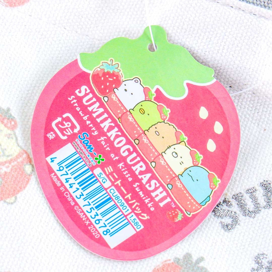 Sumikko Gurashi Strawberry Delight Tote Bag