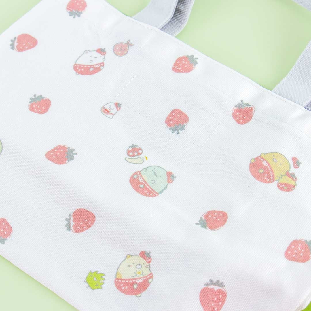 Sumikko Gurashi Strawberry Delight Tote Bag