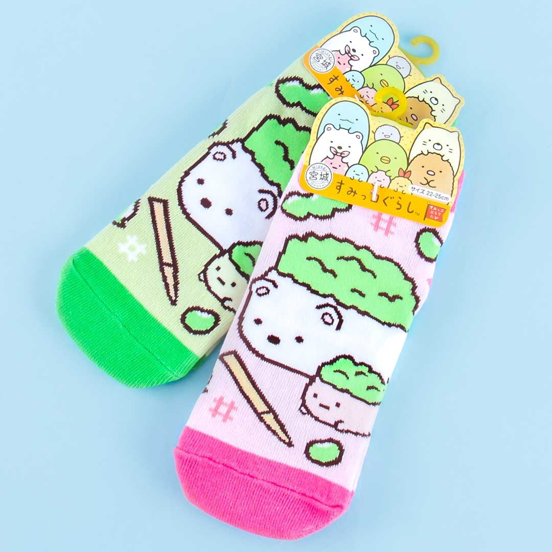 Sumikko Gurashi Japanese Souvenir Socks - Miyagi Zunda Mochi