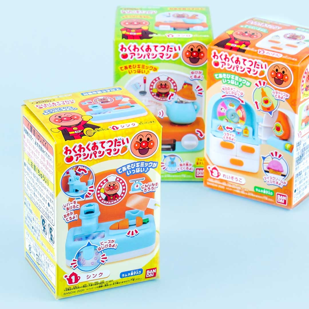 Bandai Anpanman Kitchen Toy With Candy