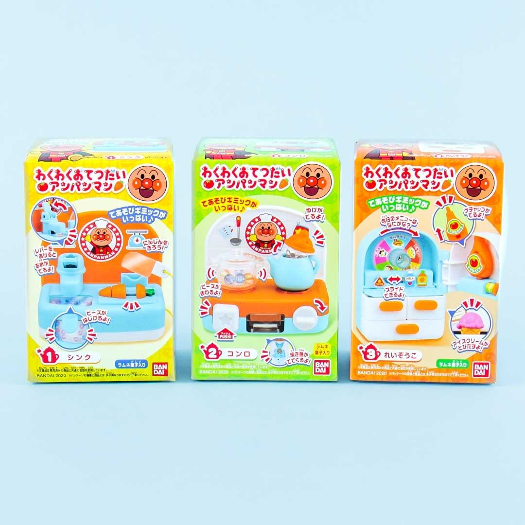 Bandai Anpanman Kitchen Toy With Candy