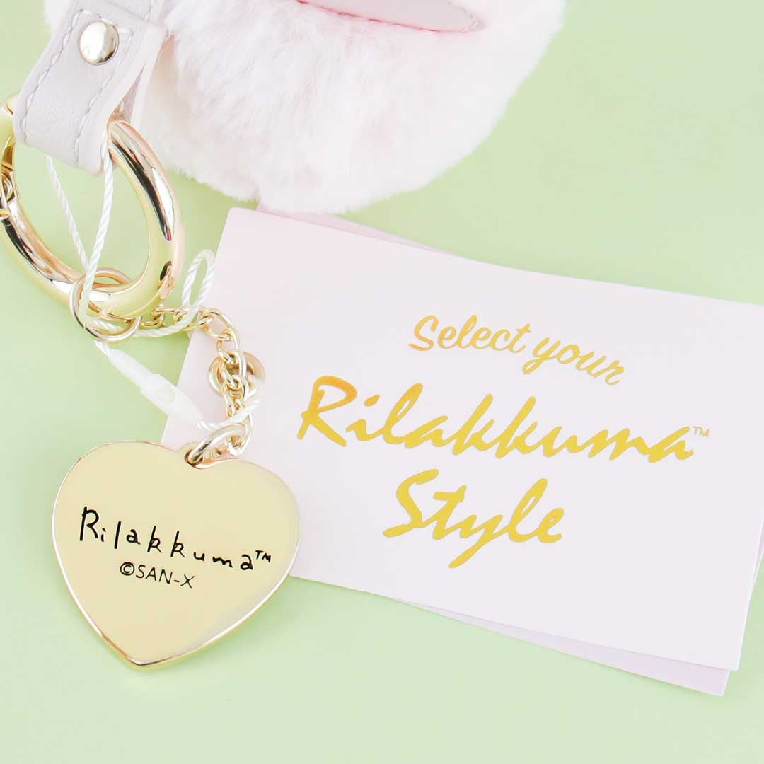 Rilakkuma Style Fluffy Bag Charm