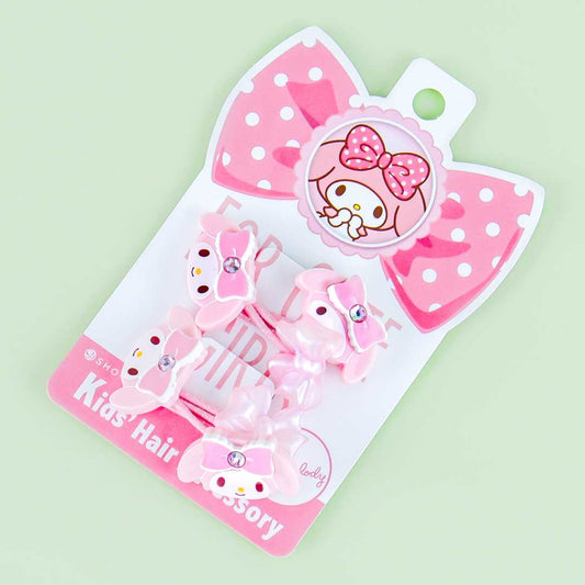 My Melody Jewel Ribbon Hair Tie Set