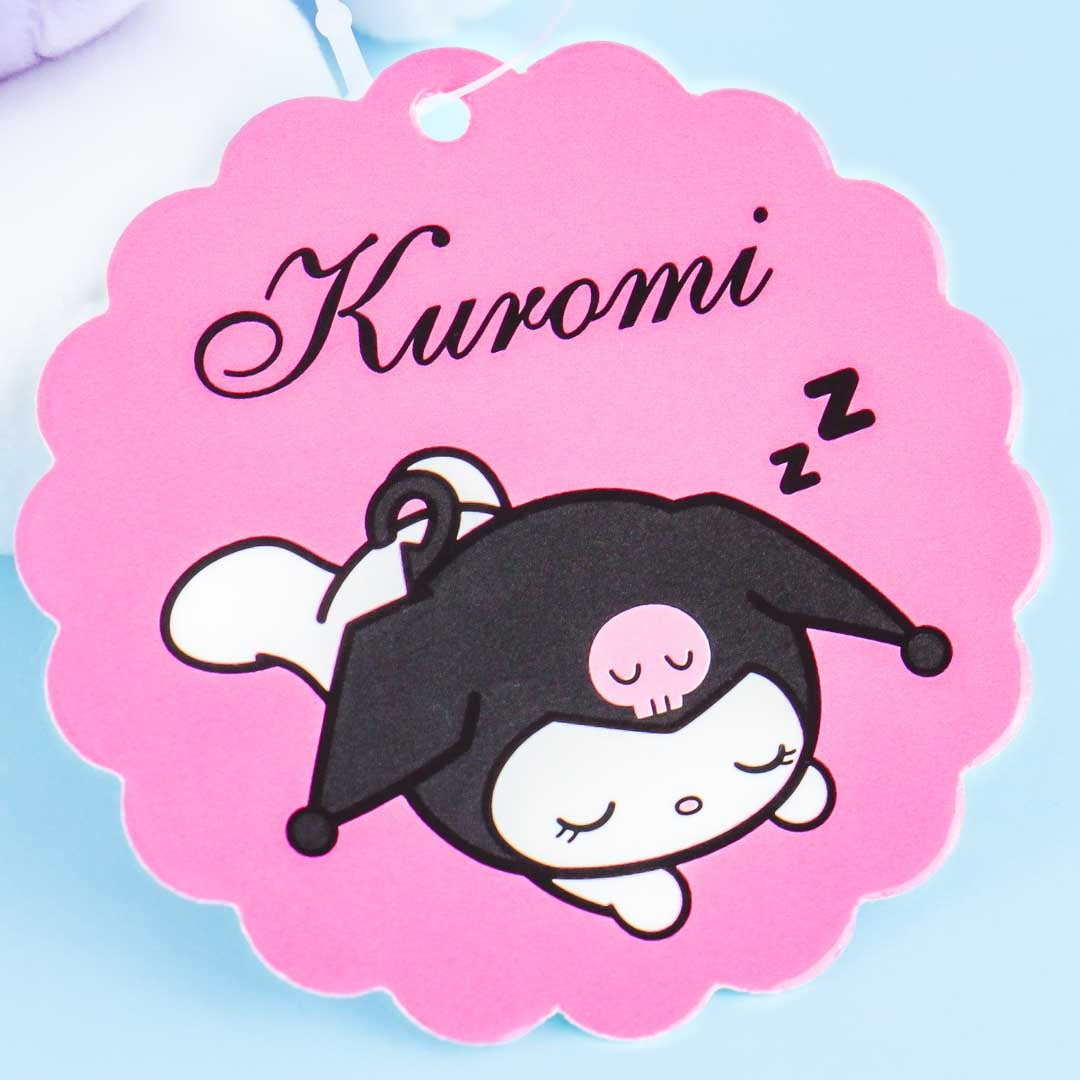 Kuromi Sleeping Plushie - Medium