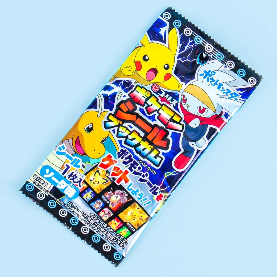 Pokémon Soda Gum And Stickers Pack