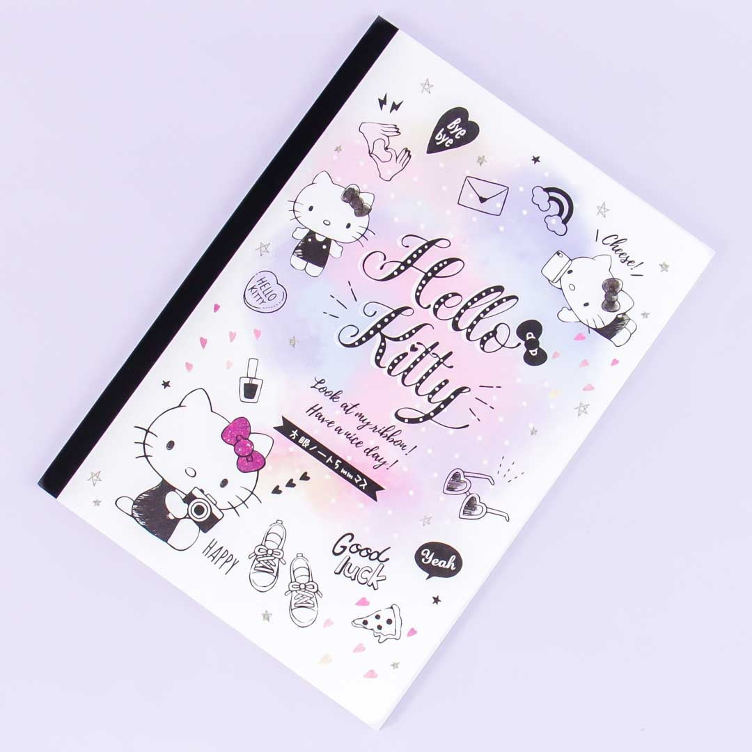 Hello Kitty Style Grid Notebook