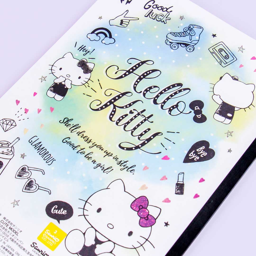Hello Kitty Style Grid Notebook