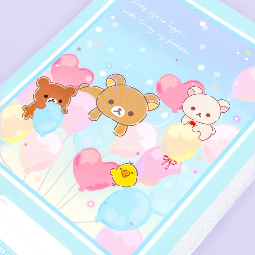 Rilakkuma Pastel Balloon Grid Notebook