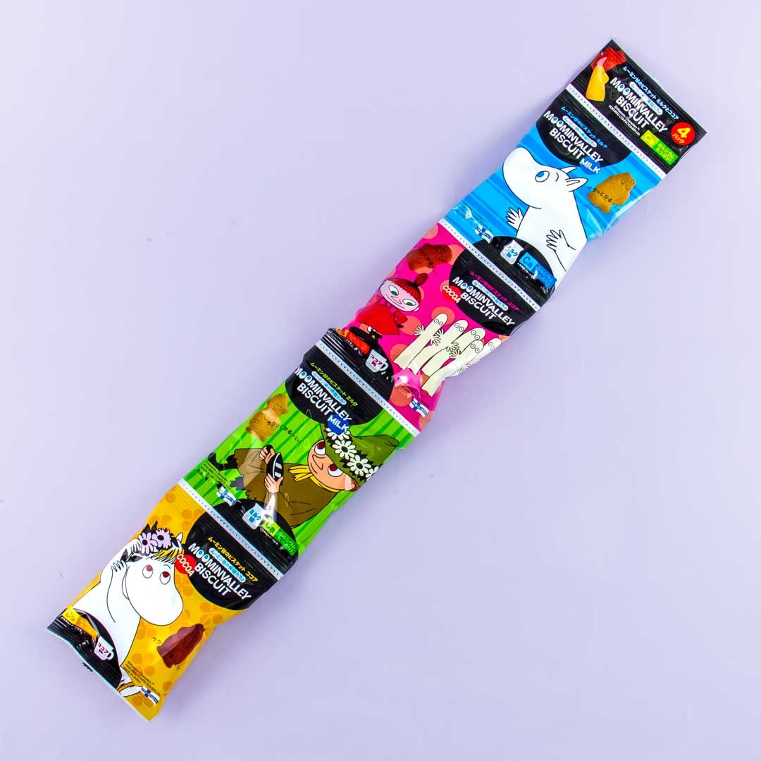 Moominvalley Biscuits - Milk & Cocoa - 4 pcs