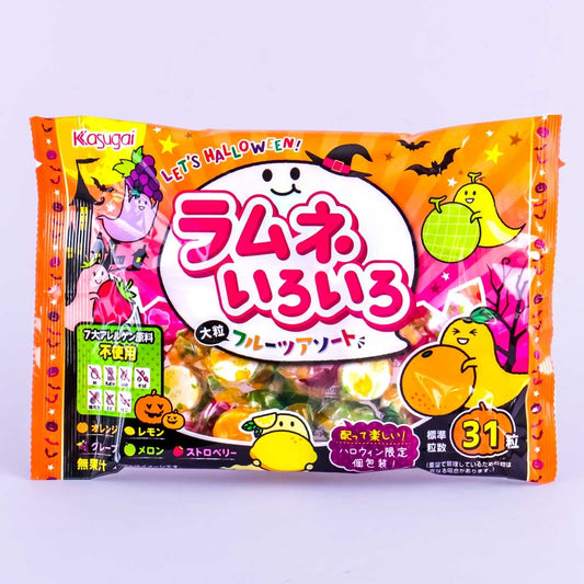 Kasugai Halloween Ramune Candy Multi-Pack - 31 pcs