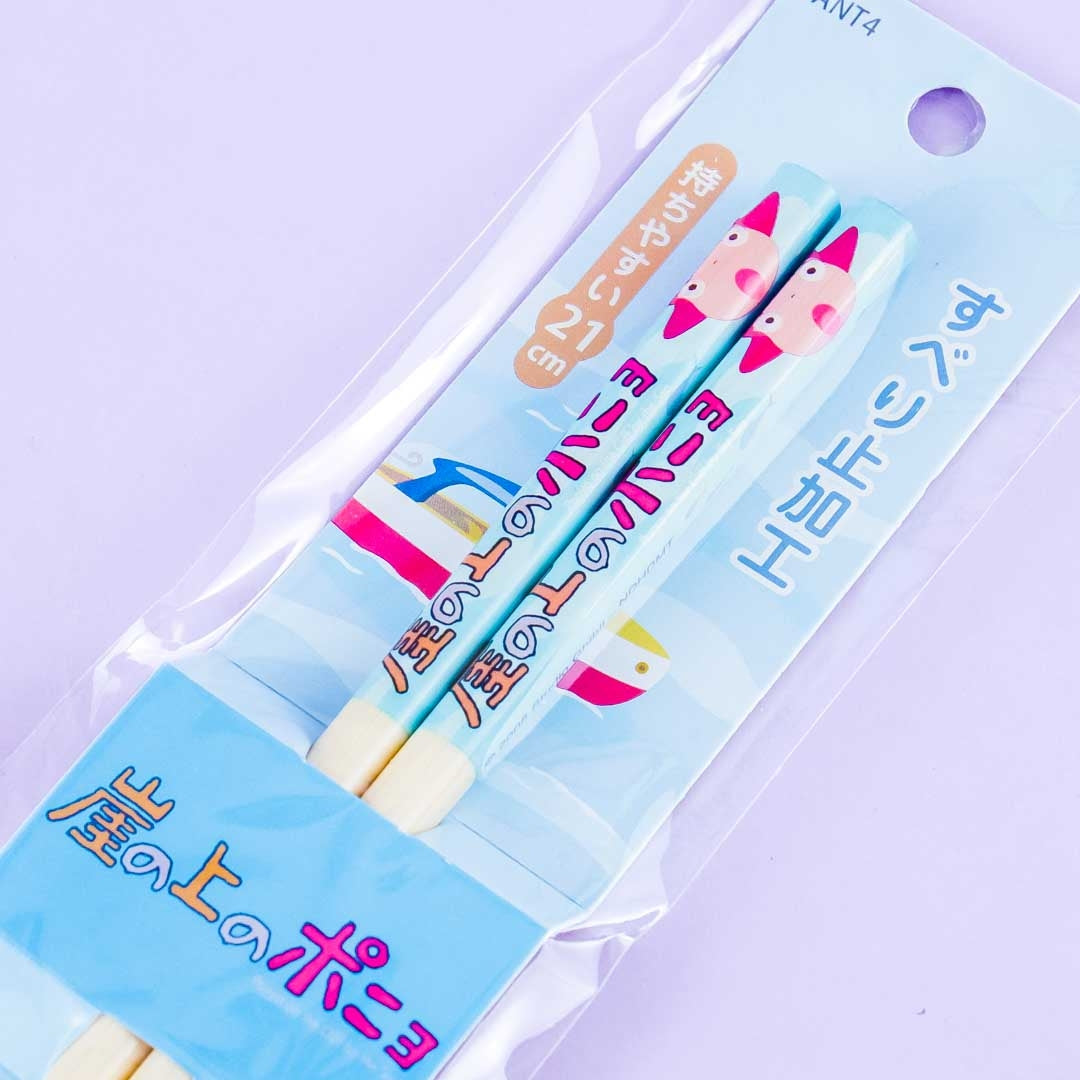 Ponyo On The Cliff Bamboo Chopsticks