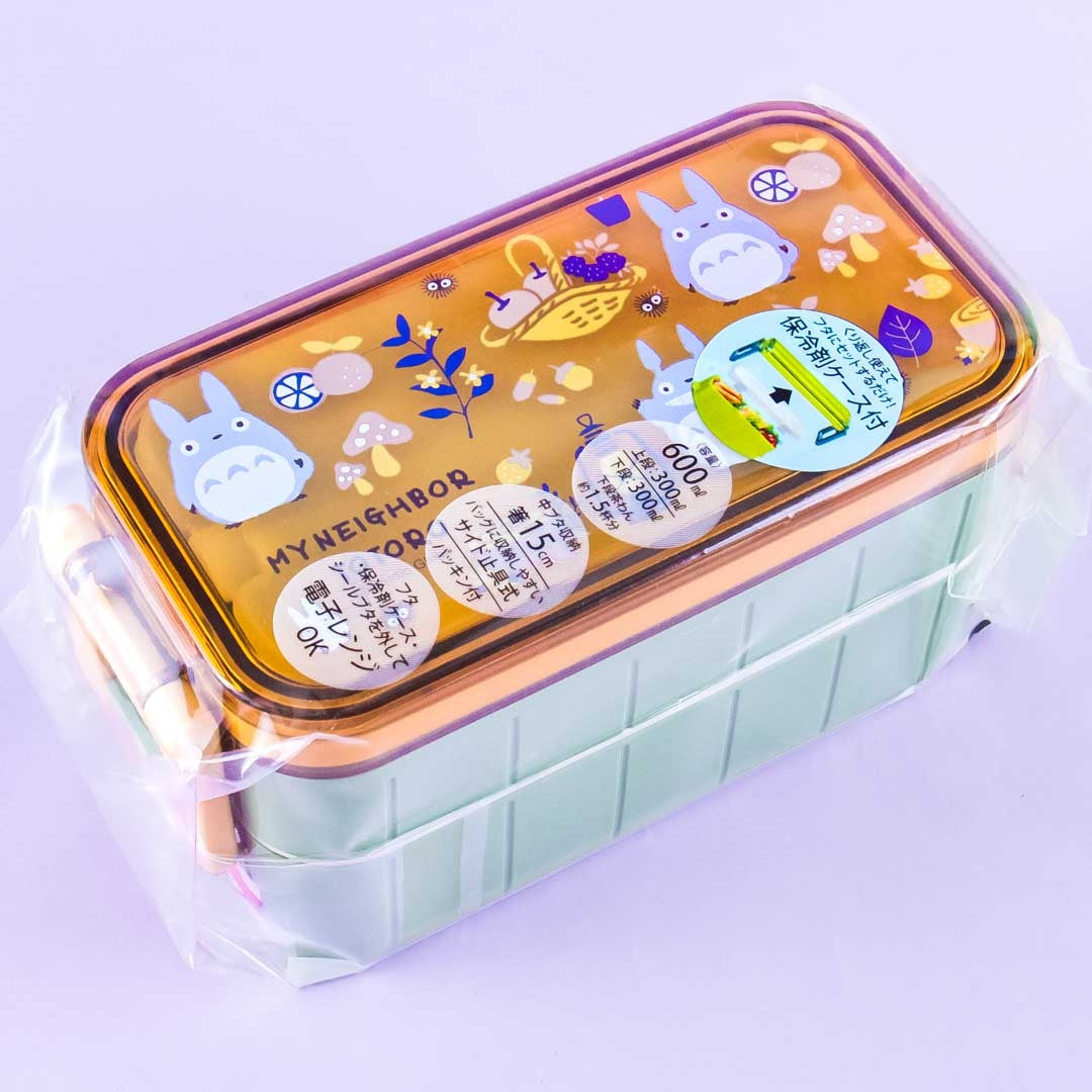My Neighbor Totoro Autumn Picnic Double Layer Bento Box Set