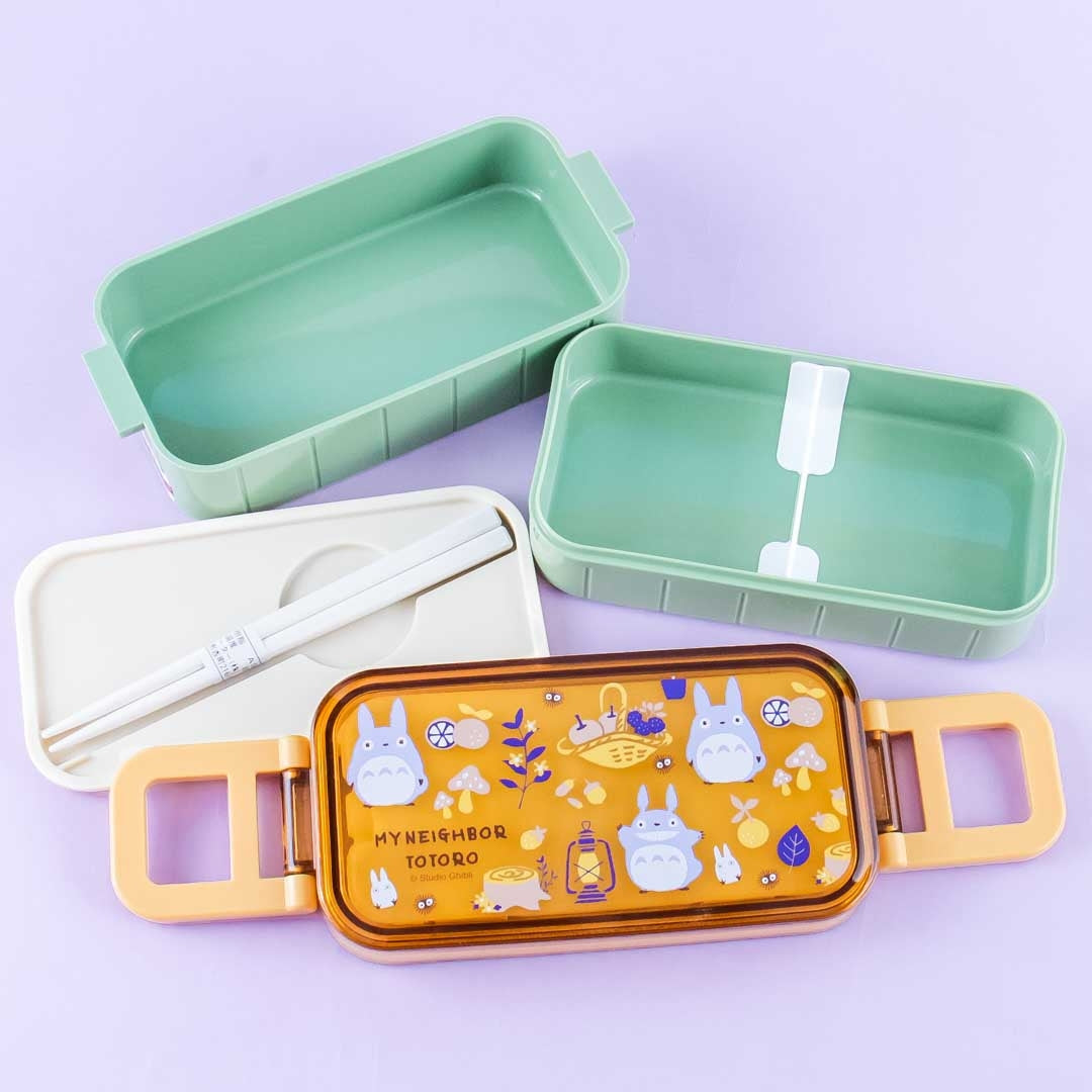 My Neighbor Totoro Autumn Picnic Double Layer Bento Box Set