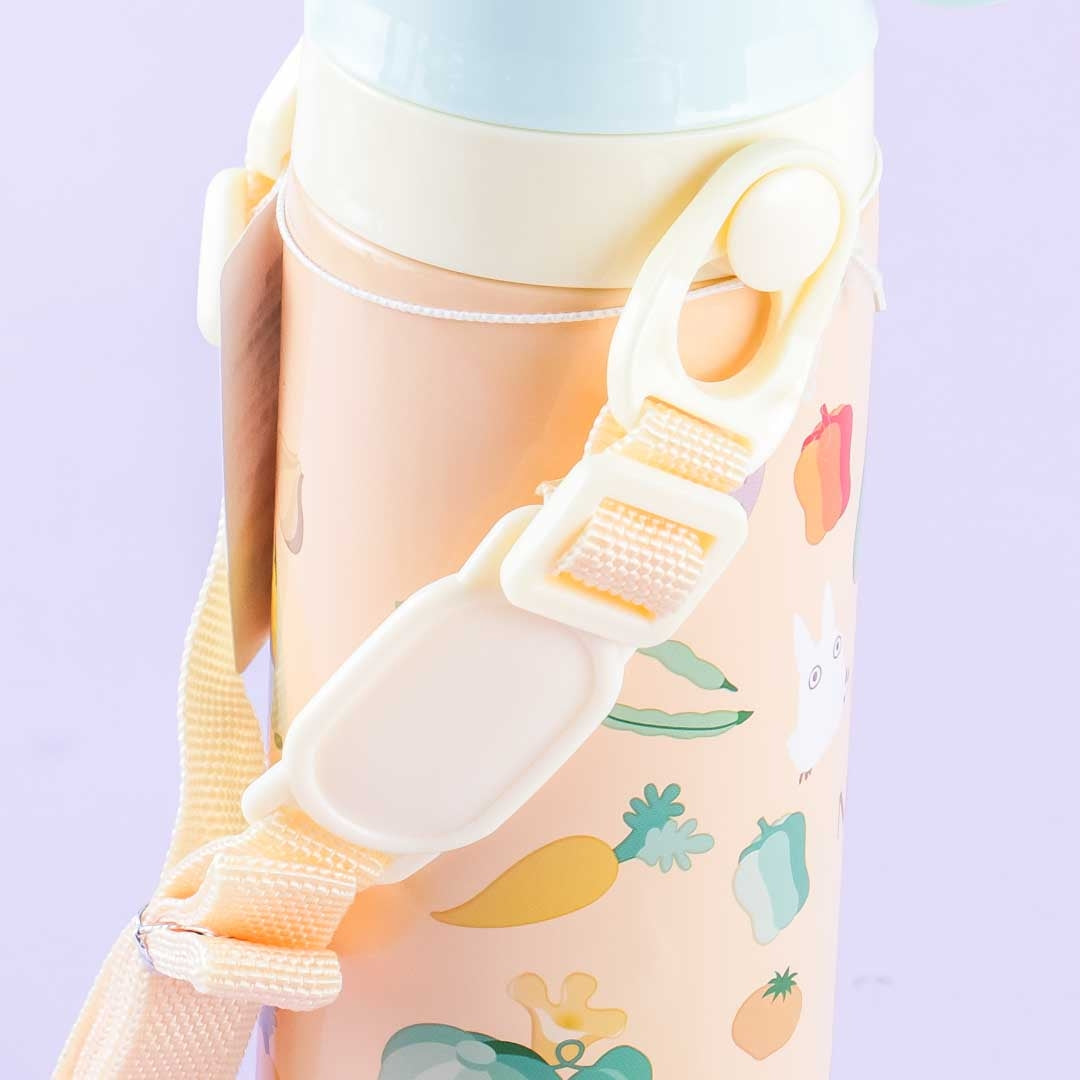 My Neighbor Totoro Vegetables Stainless Steel Bottle - Two-Way Lid