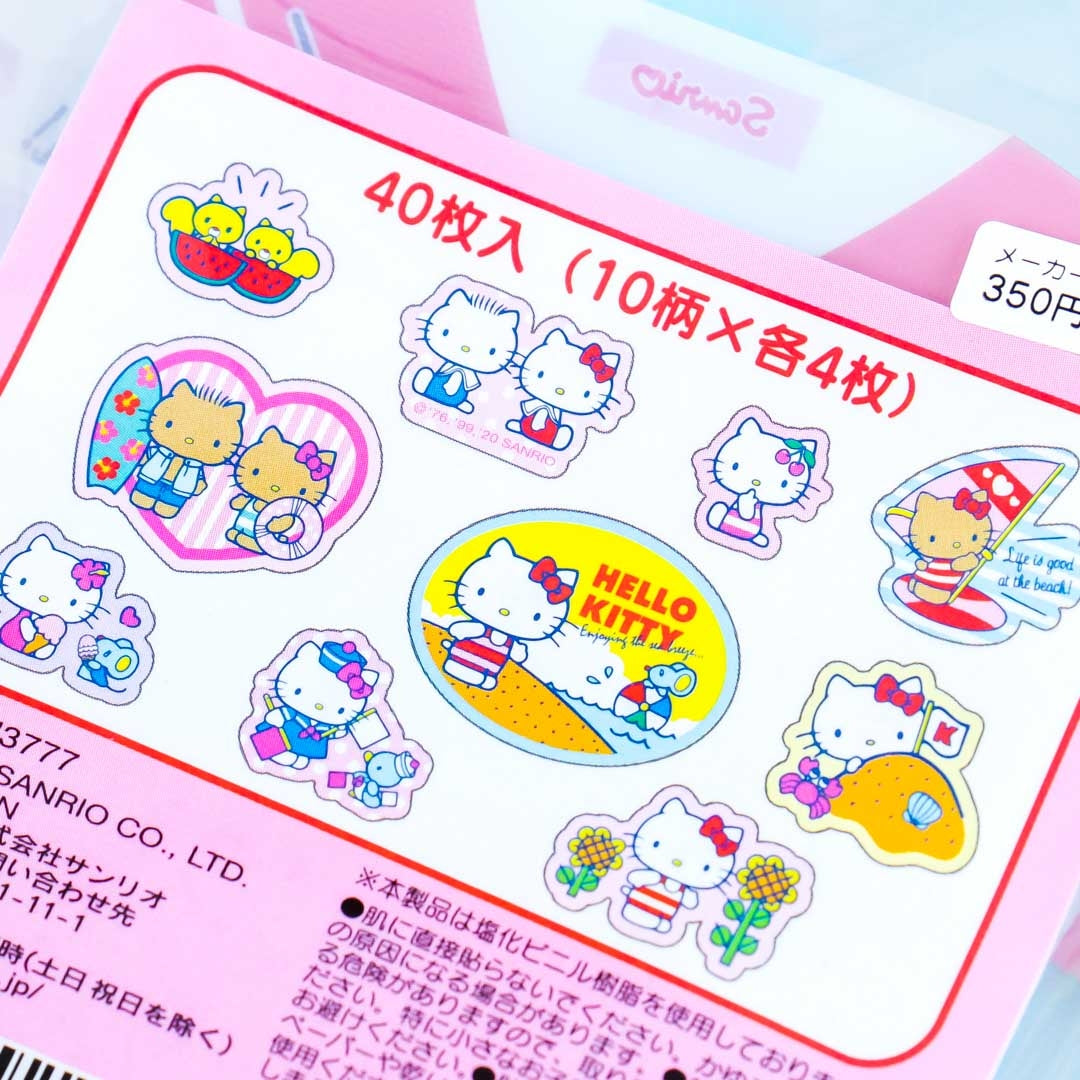 Sanrio T-Shirt Sticker Flakes - Hello Kitty