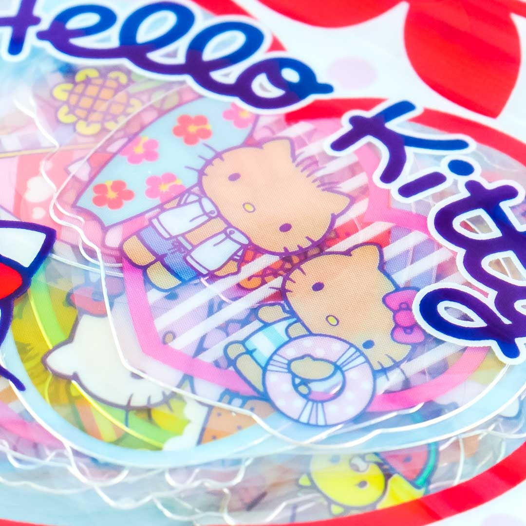 Sanrio T-Shirt Sticker Flakes - Hello Kitty