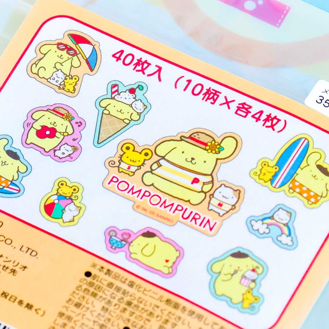 Pompompurin Summer Fun Sticker Flakes