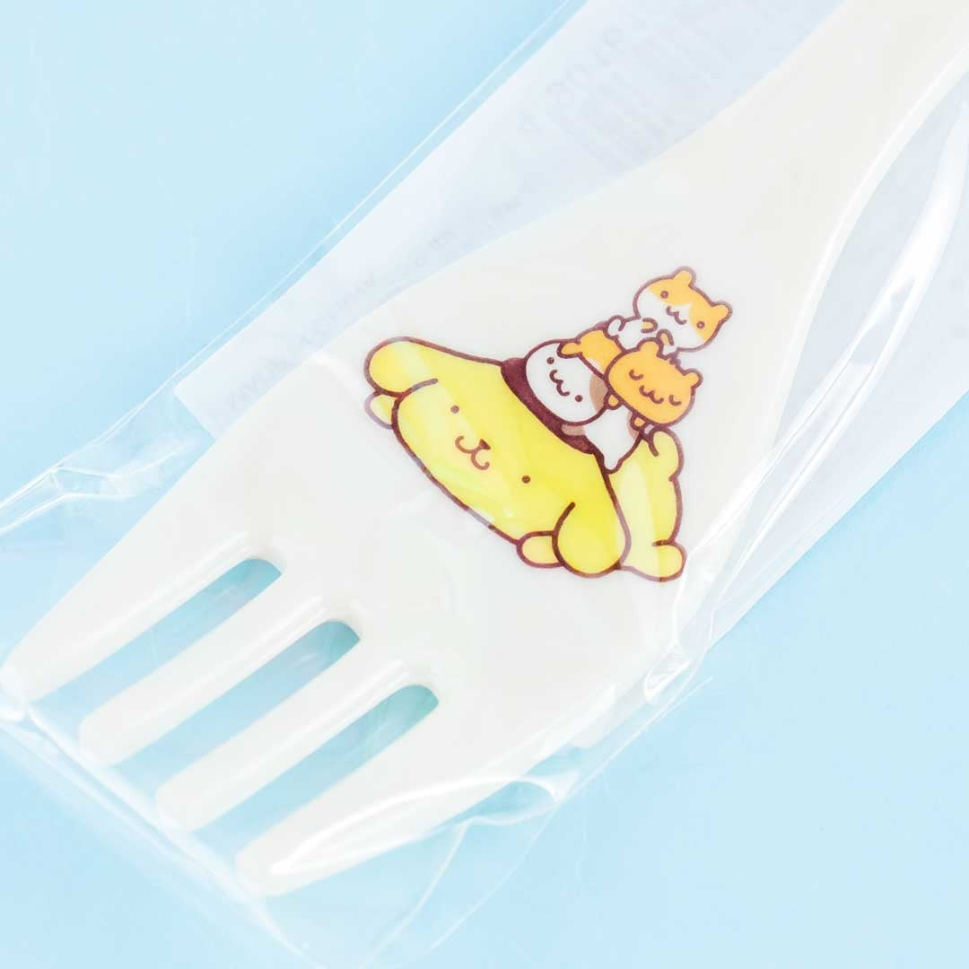 Pompompurin & Hamster Friends Fork