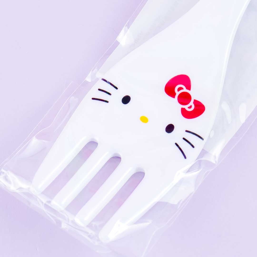 Hello Kitty Meal Time Checkered Fork