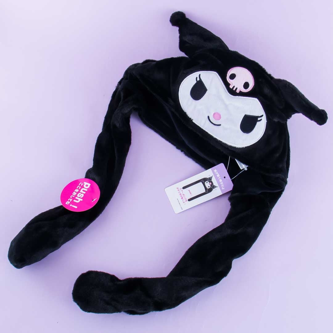 Fluffy Kuromi Hat With Movable Ears