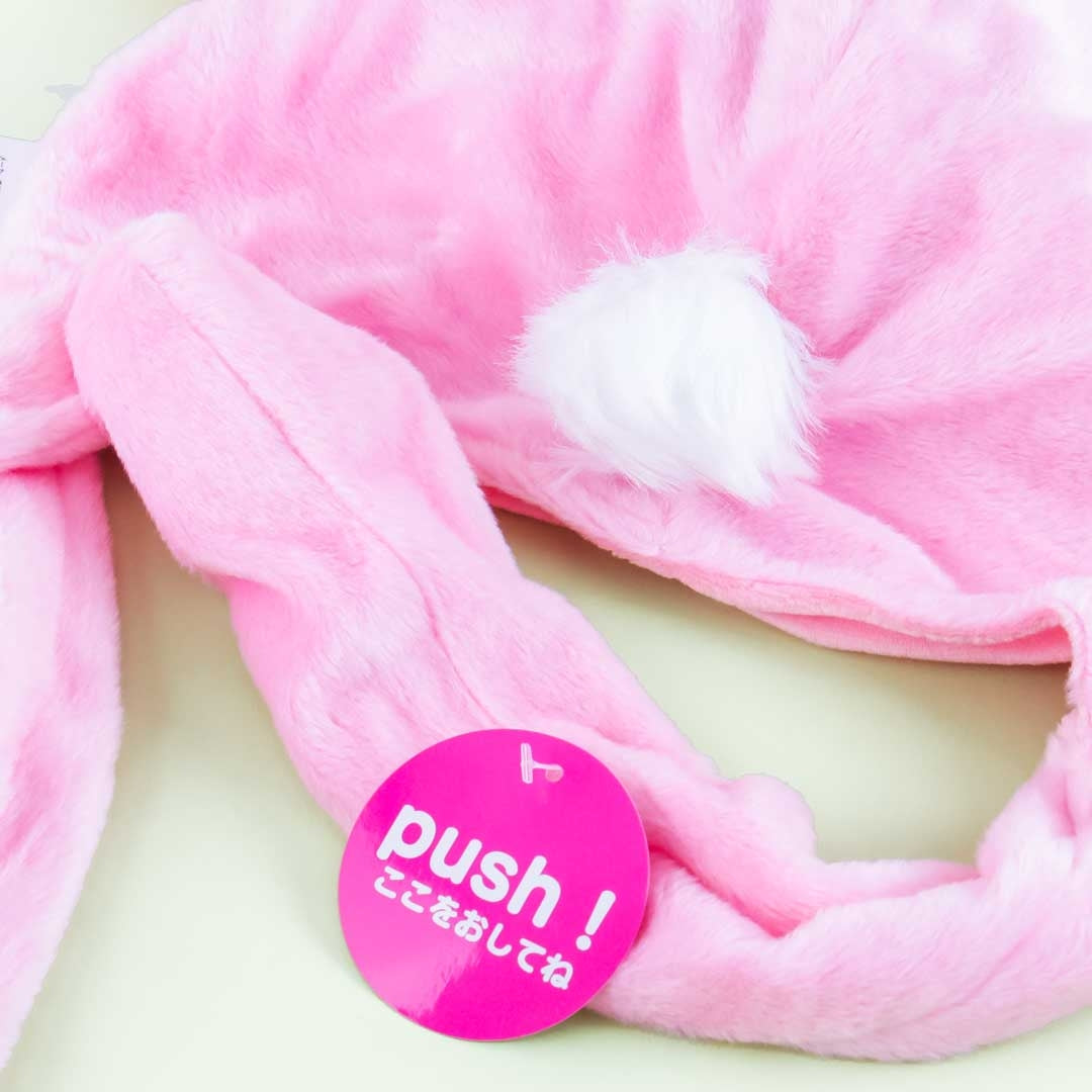 Fluffy My Melody Hat With Movable Ears