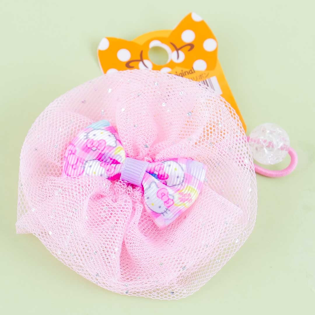 Hello Kitty Glittery Lace Hair Tie